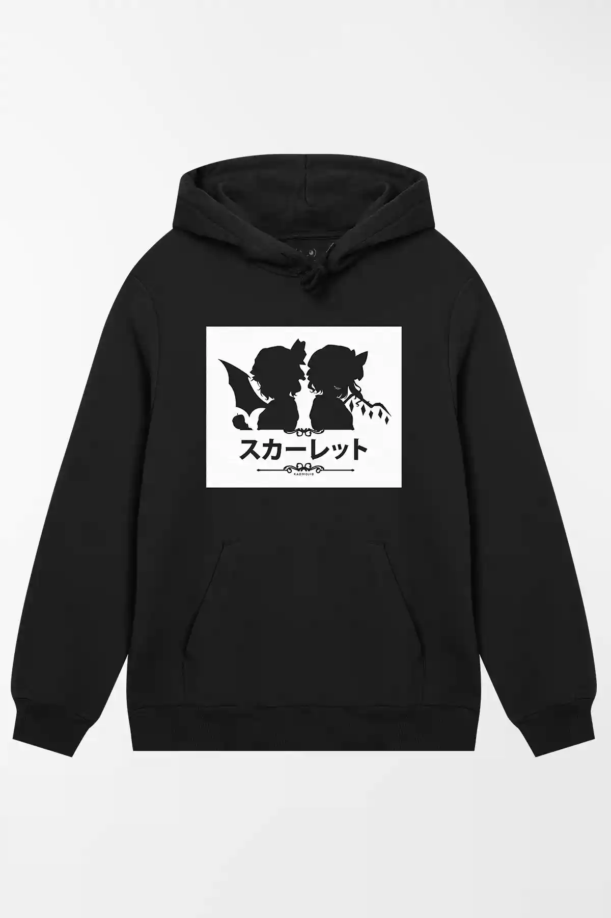 (*☻-☻*)セ Bad Apple Rectangle • Touhou Hoodie Black – Kaomoji ® Official