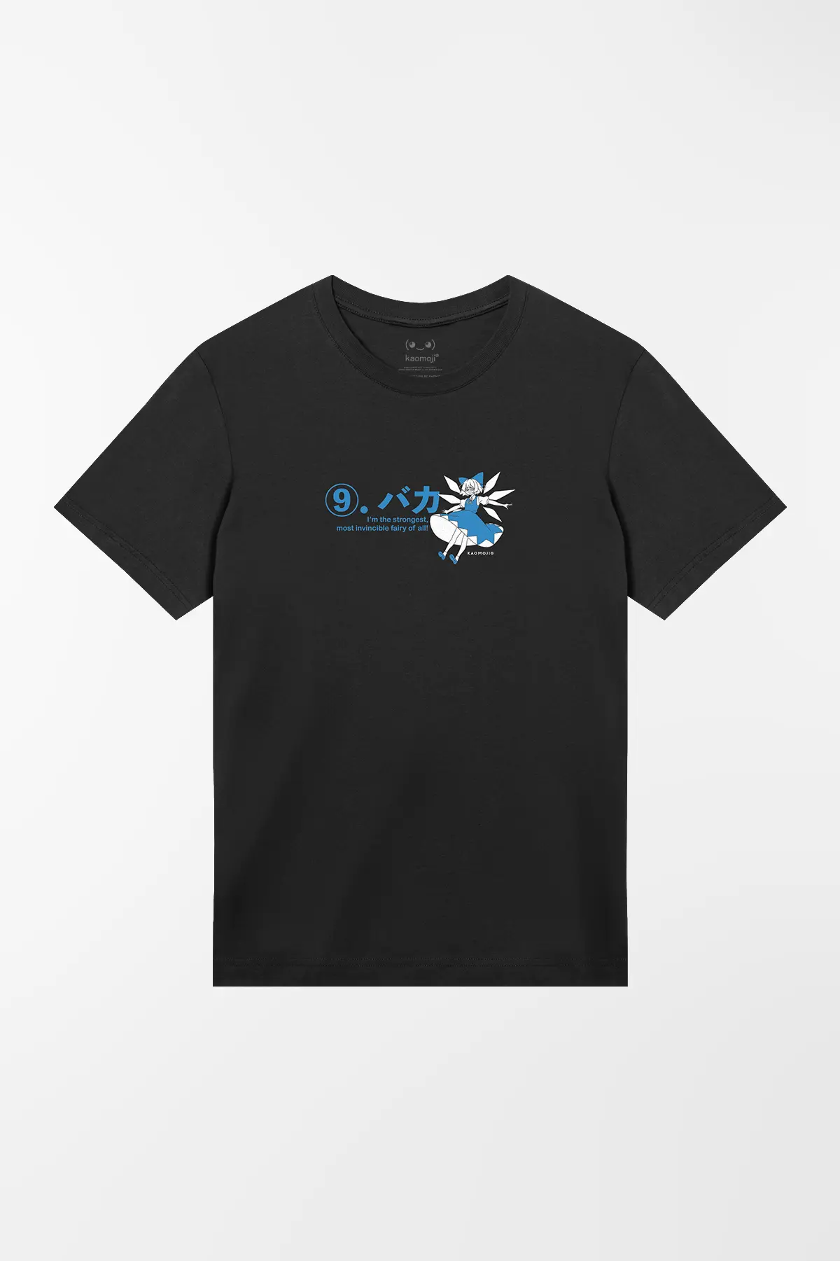 Cirno 9 Fairy • Touhou T-Shirt Black – Kaomoji ® Official Cirno 9 Fairy • Touhou T-Shirt Black – Kaomoji ® Official