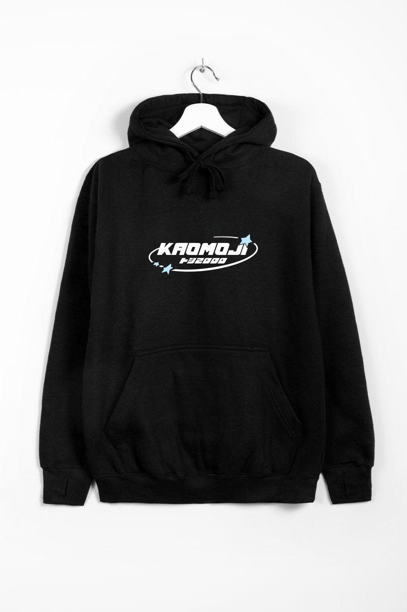 anime Hoodies streetwear Hikari • Hoodie Black - kaomoji