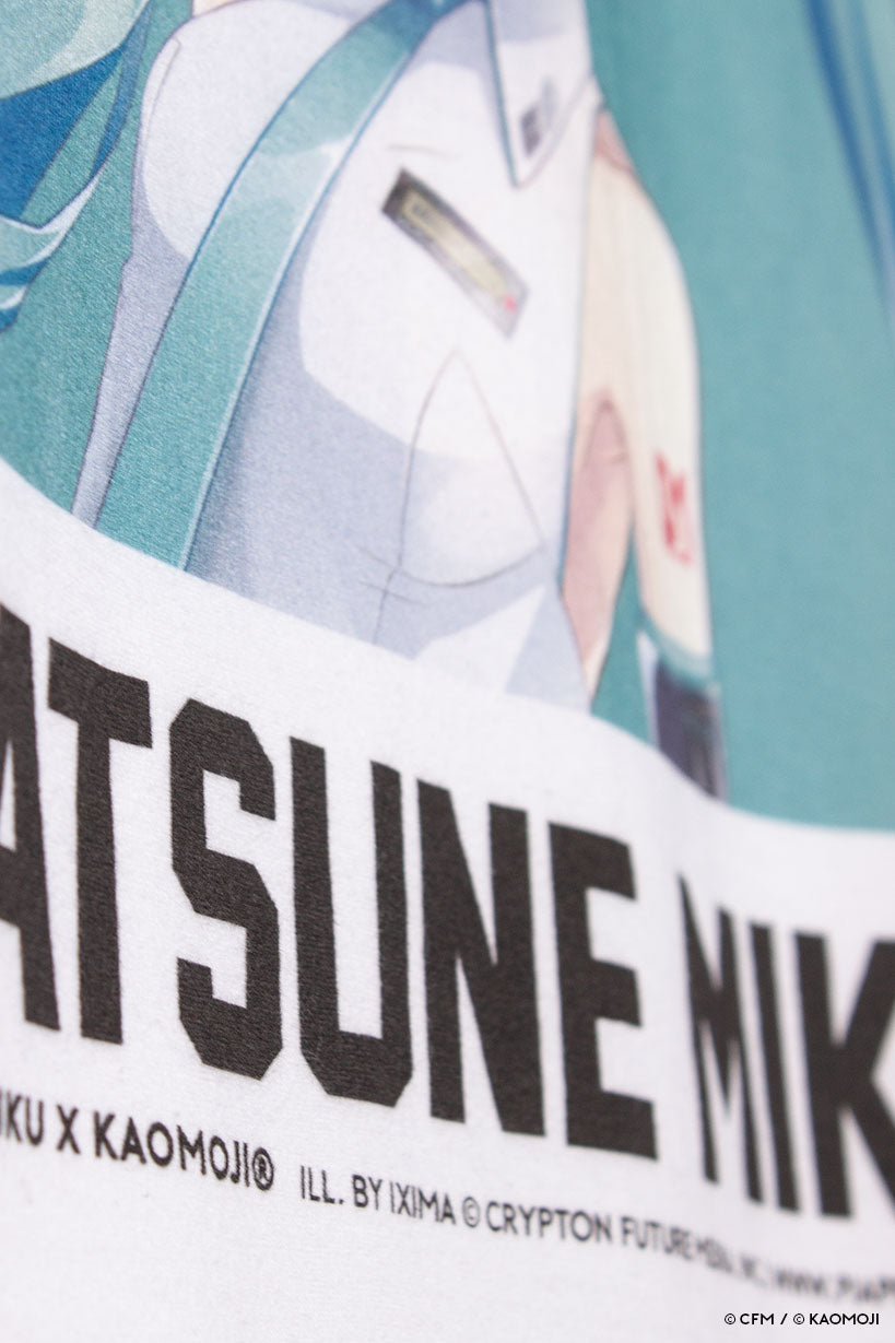 anime T-Shirts streetwear Hatsune Miku • T-shirt White - kaomoji