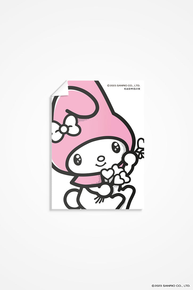 anime Stickers streetwear My Melody • Sticker - kaomoji