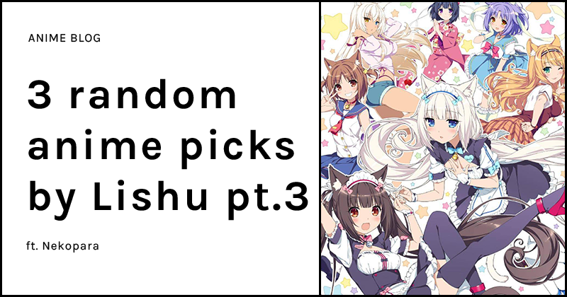3 more picks from Lishu's completed list