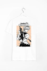 anime T-Shirts streetwear Eagle Viencon • T-shirt White - kaomoji