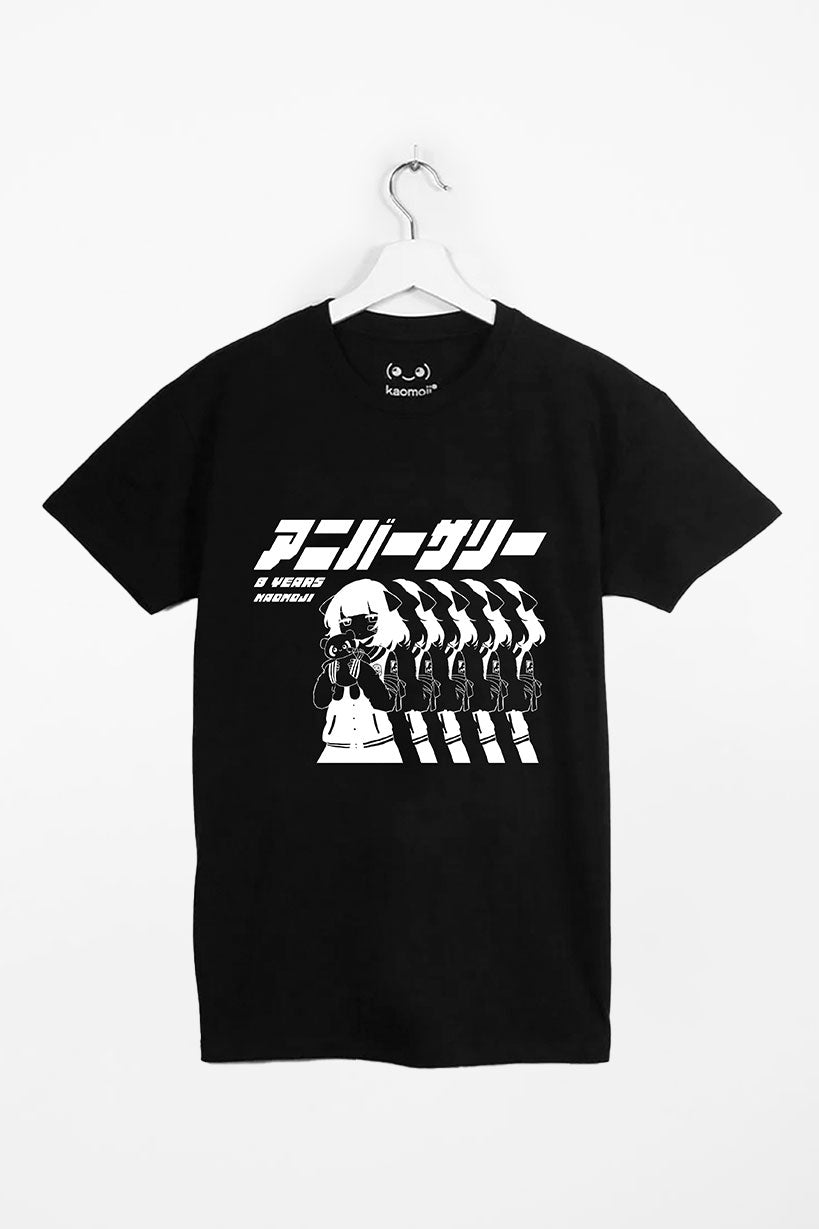 anime T-Shirts streetwear Breakdown Anniversary  • T-shirt Black [LIMITED EDITION] - kaomoji
