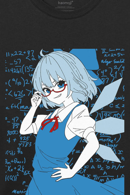Cirno's Perfect Math Class • Touhou T-Shirt Black
