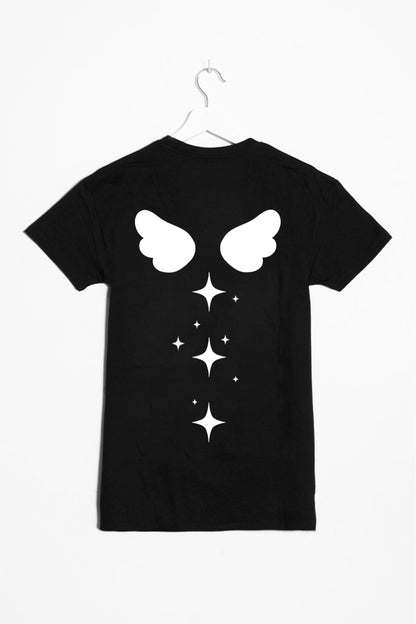 anime T-Shirts streetwear Hikari • T-shirt Black - kaomoji