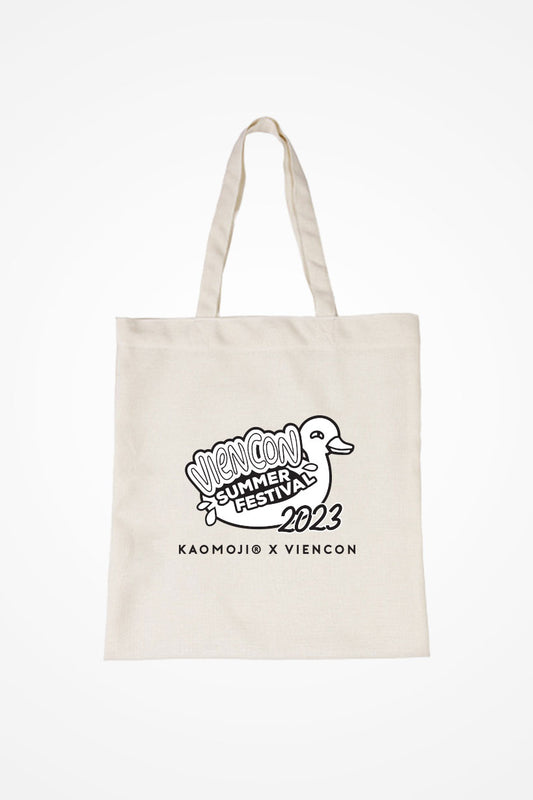 anime Tote Bags streetwear Viencon Logo • Tote Bag - kaomoji