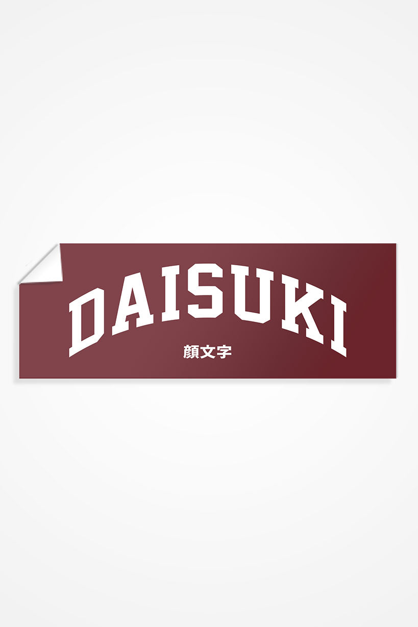 anime Stickers streetwear Daisuki • sticker - kaomoji
