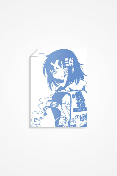 anime Stickers streetwear Koukousei • Sticker - kaomoji
