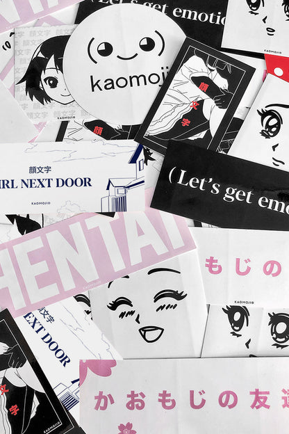 anime Stickers streetwear Random Pack • Stickers - kaomoji