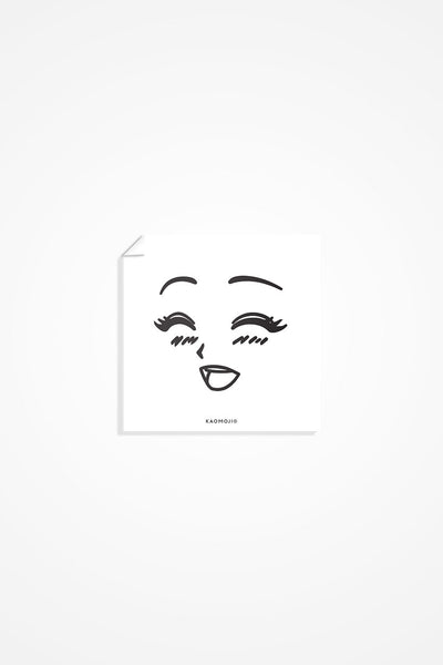 anime Stickers streetwear Happy Girl • Sticker - kaomoji