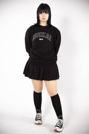 anime Sweaters streetwear Isekai • Sweater Black - kaomoji