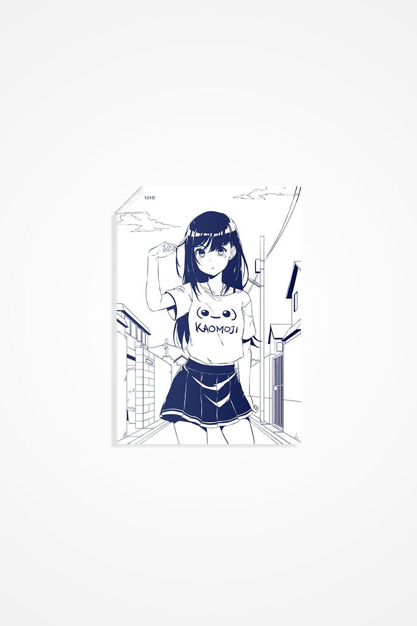 anime Stickers streetwear Keiko • Sticker - kaomoji