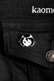 anime Enamel Pins streetwear Winky Face • Hard Enamel Pin - kaomoji