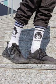 anime Socks streetwear Winky Face Socks Set • 2 Pairs - kaomoji