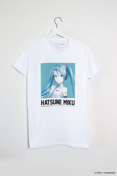 anime T-Shirts streetwear Hatsune Miku • T-shirt White - kaomoji