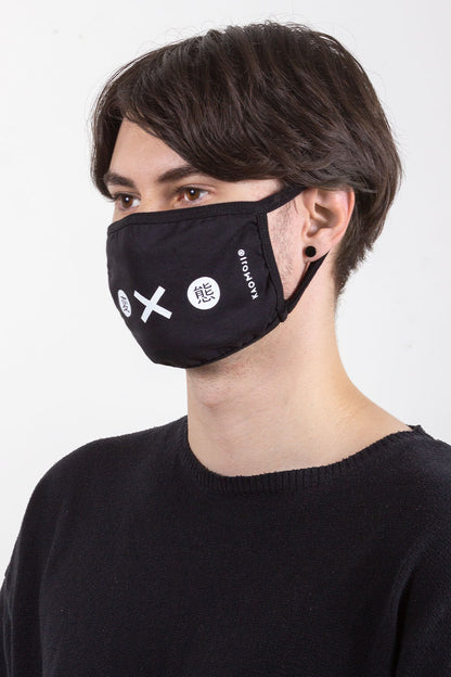 anime Facemasks streetwear X • Facemask - kaomoji