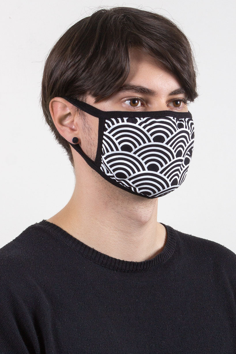 anime Facemasks streetwear Traditional Set • 3 Facemasks - kaomoji