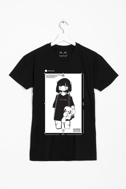 anime T-Shirts streetwear [Product Name] • T-shirt [#000000] - kaomoji
