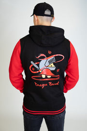 anime Jackets streetwear Swordsman • Jacket Black & Red - kaomoji